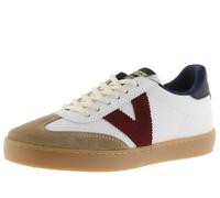 Victoria Basket Basse Unisexe Berlin Ciclista Effet Cuir & Bout en Croûte De Cuir & Semelle Caramel 1126217 pour Adulte Marino 36