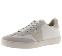 Victoria Basket Basse Unisexe Berlin Ciclista Effet Cuir & Pièces Colorées & en Croûte De Cuir en Contraste 1126184 pour Adulte Hielo 37