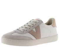 Victoria Basket Basse Unisexe Berlin Ciclista Effet Cuir & Pièces Colorées & en Croûte De Cuir en Contraste 1126184 pour Adulte CUARZO 40