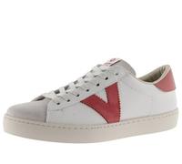 Victoria Basket Basse Unisexe Berlin Cuir & Pièces en Contraste & Bout en Croûte De Cuir 1126142 pour Adulte Terra 45