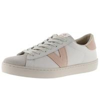 Victoria Basket Basse Unisexe Berlin Cuir & Pièces en Contraste & Bout en Croûte De Cuir 1126142 pour Adulte Pomelo 40
