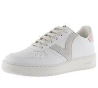 Victoria Basket Basse Unisexe Madrid Effet Cuir & Pièces Colorées en Contraste 1258201 pour Adulte Gris 40