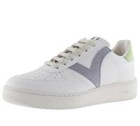 Baskets Victoria Madrid Efecto Piel & Serraje W pour Femme 37 Blanc