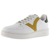 Victoria Basket Basse Unisexe Madrid Effet Cuir & Pièces Colorées en Contraste 1258201 pour Adulte Mostaza 39