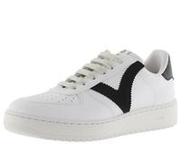 Victoria Basket Basse Unisexe Madrid Effet Cuir & Pièces Colorées en Contraste 1258201 pour Adulte Negro 36