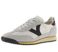 Victoria Basket Basse Unisexe Saturno Nylon & Pièces Colorées & en Croûte De Cuir & Semelle Crantée 1158100 pour Adulte Blanco 42