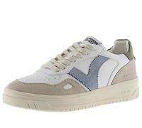 Victoria Basket Basse Unisexe Seúl Effet Cuir & Pièces Colorées & en Croûte De Cuir en Contraste 1257101 pour Adulte Kaki 40