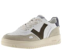 Victoria Basket Basse Unisexe Seúl Effet Cuir & Pièces Colorées & en Croûte De Cuir en Contraste 1257101 pour Adulte Marino 46