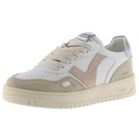 Victoria Basket Basse Unisexe Seúl Effet Cuir & Pièces Colorées & en Croûte De Cuir en Contraste 1257101 pour Adulte Celeste 37