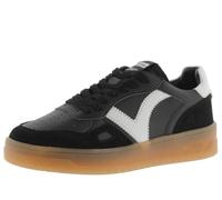 Victoria Basket Basse Unisexe Seúl Effet Cuir & Pièces Colorées & en Croûte De Cuir en Contraste 1257126 pour Adulte Negro 37