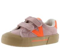 Victoria Basket Basse Unisexe Tribu Croûte De Cuir & Pièces Colorées en Contraste & Scracth 1355100 pour Enfants Nude 31
