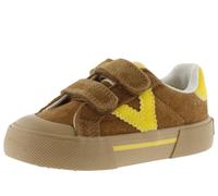 Victoria Basket Basse Unisexe Tribu Croûte De Cuir & Pièces Colorées en Contraste & Scracth 1355100 pour Enfants Cuero 34
