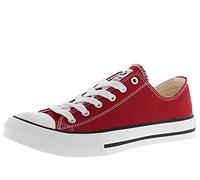 Victoria Basket Basse Unisexe Tribu Toile & Bout en Caoutchouc 106550 pour Adulte Carmin 35