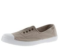 Victoria Baskets 1915 Toile teintée Drec, élastique central, bout renforcé Femme Beige 39