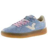 Calzados Victoria Baskets 1985 Smash Unisexe daim, pièces contrastées, semelle caramel Bleu 38