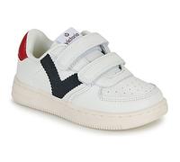 Victoria Basket Basse Unisexe Tiempo Effet Cuir & Pièces en Contraste & Scratch 1124104 pour Enfants Marino 25