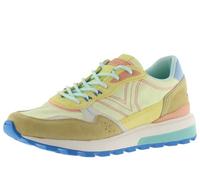 Victoria Baskets Luna Multicolore Nylon & Pièces en Daim & Semelle Crantée 1156114 pour Femme Amarillo 38