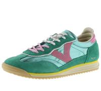 Victoria Baskets Saturno Nylon & Pièces Colorées & en Daim & Semelle Crantée 1158111 pour Femme Jade 40