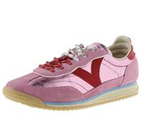 Victoria Baskets Saturno Nylon & Pièces Colorées & en Daim & Semelle Crantée 1158111 pour Femme Rosa 39
