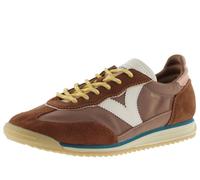 Victoria Baskets Saturno Nylon & Pièces en Daim & Semelle Crantée 1158110 pour Femme Terra 36