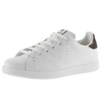 Victoria Baskets Tenis 1125104 | Cuir & Partie Arrière Pailletée & Logo Perforé pour Femme