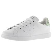 Calzados Victoria Baskets basses femme 1125104 cuir partie arrière pailletée logo perforé Wasabi 37