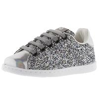 Victoria Baskets Tenis Paillettes & Pièces Métallisées & Lacets Assortis 112558 pour Filles Plata 30