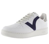 Victoria Baskets Unisexe Madrid Effet Cuir & Pièces Colorées en Contraste & Bout Perforé 1258201 pour Adulte Navy 39