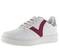 Victoria Baskets Unisexe Madrid Effet Cuir & Pièces Colorées en Contraste & Bout Perforé 1258201 pour Adulte FRAMBUESA 40