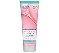 Victoria Beauty AHA BHA Masque exfoliant anti-boutons avec acide salicylique pour peaux impures et grasses, soin du visage très efficace, végétalien, 50 ml