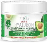 Victoria Beauty - Crème Hyaluron pour le visage 50 ml avec huile d'avocat 30 - 45 ans