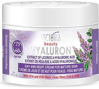 Victoria Beauty - Crème hyaluronique pour le visage 50 ml à la réglisse et à l'acide hyaluronique 60 - 75 ans