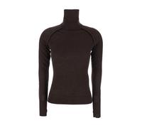Victoria Beckham, Femme, Pulls, Brun, Taille: 40 FR Haut à Col Montant