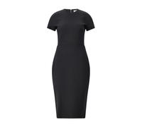 Victoria Beckham, Femme, Robes, Noir, Taille: 46 FR Wool Crepe Midi Dress
