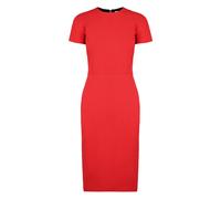 Victoria Beckham, Femme, Robes, Rouge, Taille: 36 FR Robe Fourreau Élégante avec Fermeture Éclair Arrière