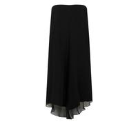 Victoria Beckham - Flared Midi Skirt - Femme - Jupes - Noir - Taille: 36 FR