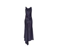Victoria Beckham - Posy Asymmetrical Dress - Femme - Robes - Bleu - Taille: 40 FR
