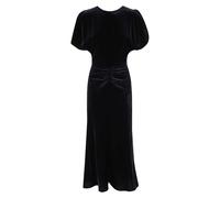 Victoria Beckham - Robe Mi-longue Bela - Femme - Robes - Bleu - Taille: 38 FR