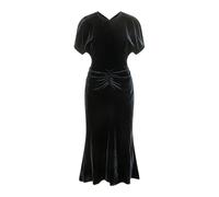 Victoria Beckham - Robe Midi Bela - Femme - Robes - Bleu - Taille: 36 FR