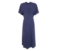 Victoria Beckham - Robe Midi Eleanor - Femme - Robes - Bleu - Taille: 36 FR