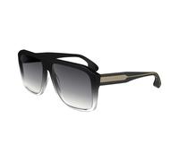 Victoria Beckham, unisex, Accessoires, Noir, Taille: 59 MM Lunettes de soleil en cristal noir/gris