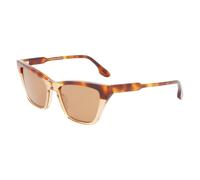 Victoria Beckham VB638S-218 Femme Lunettes de Soleil Marron Acetat Chat Eye Vue