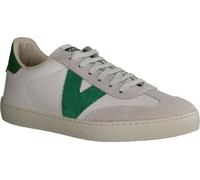 Victoria Berlin126184 Verde Baskets Femme Cuir Vert NOUVEAU - Chaussures femme Top Tendances, Beige, cuir de boeuf, textile