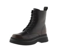 Victoria Bottes Dublin Effet Cuir Noir Monochrome & Semelle Épaisse & Tirette Arrière 1301103 pour Femme Marron 39