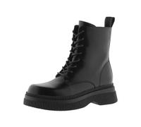 Victoria Bottes Dublin Effet Cuir Noir Monochrome & Semelle Épaisse & Tirette Arrière 1301103 pour Femme Negro 38