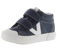 Victoria Bottine Tribu Effet Cuir & Logo en Contraste & Scratch 1065176 pour Enfants Marino 30