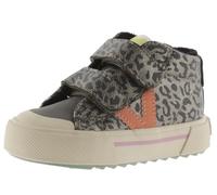 Victoria Bottine Tribu Effet Cuir Métallisé Imprimé Animal & Scratch & Logo en Contraste 1065197 pour Filles Antracita 24