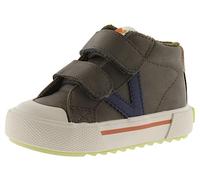 Victoria Bottine Tribu Effet Cuir & Scratch & Semelle Crantée 1065185 pour Enfants Kaki 27