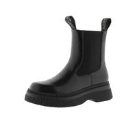 Victoria Bottines Dublin Effet Cuir Noir Monochrome & Semelle Épaisse & Double Tirette 1301104 pour Femme Negro 40