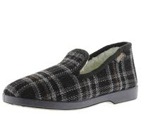 Victoria Chaussons Fermés Wamba Confortable 202001 | Carreaux & Doublure Effet Mouton & Semelle Assortie pour Homme